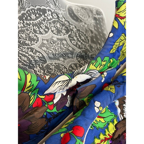 NWT New Tropical Handbag Bamboo Handle - Picture 4 of 9